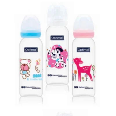 Optimal Slim Waist Orthodontic Feeding Bottle 240ml