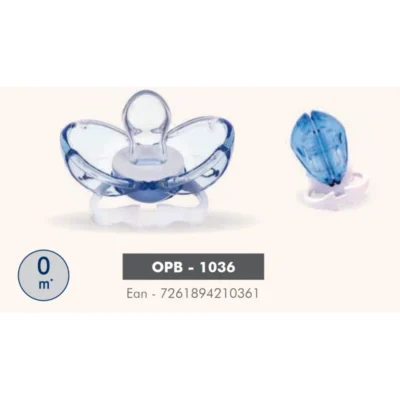 Optimal Dust Free Silicone Pacifier (6 Months+) Blue