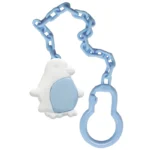 Optimal Pacifier Holder With Metal Pin Blue