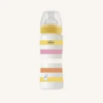 Chicco Well-Being Anti-Colic Feeding Bottle 330ml, Fast Flow 4m+ – Yellow