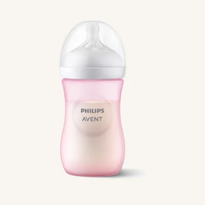 Philips Avent Natural Response Bottle 260ml, Flow 3 – Pink