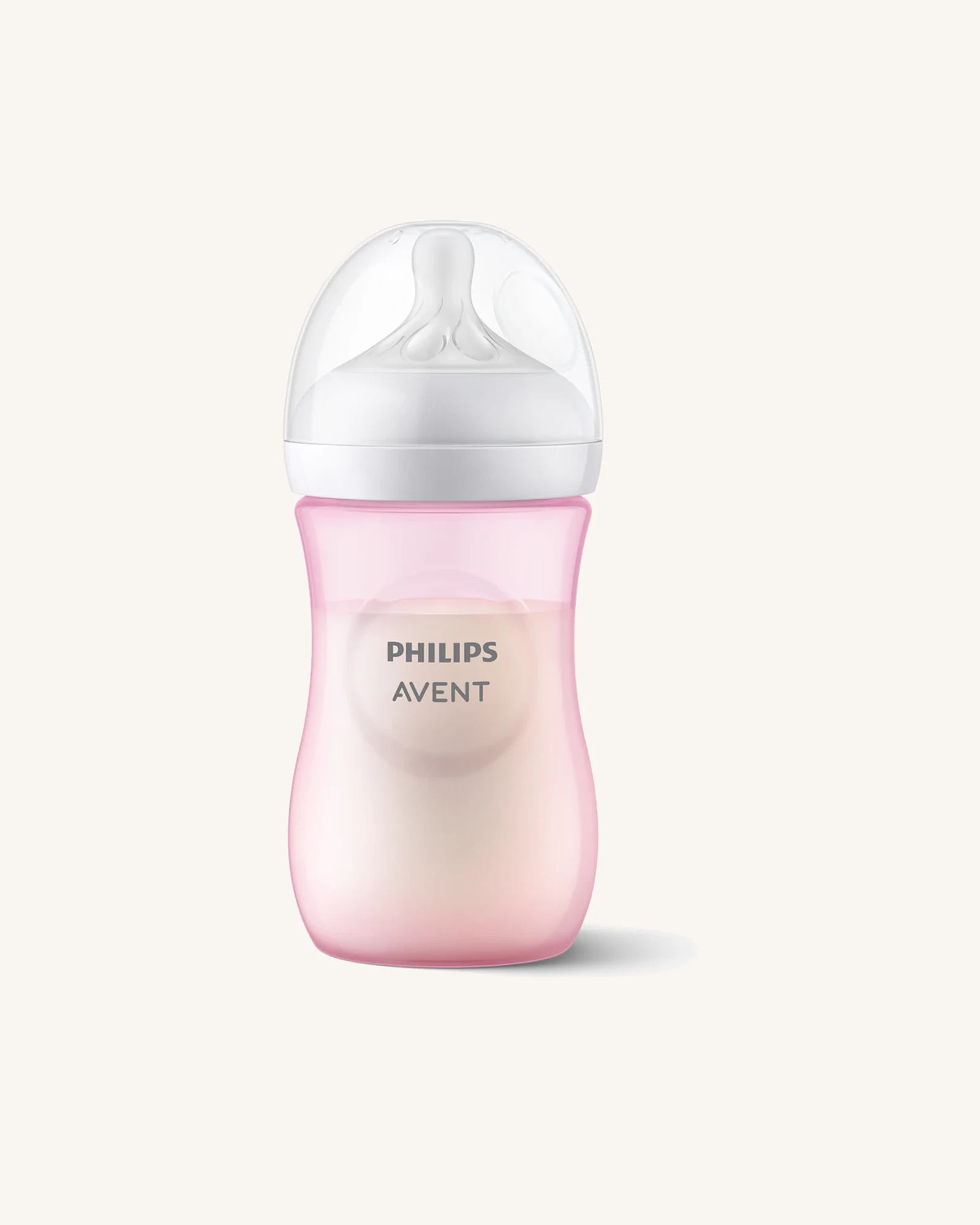 Philips Avent Natural Response Bottle 260ml, Flow 3 – Pink
