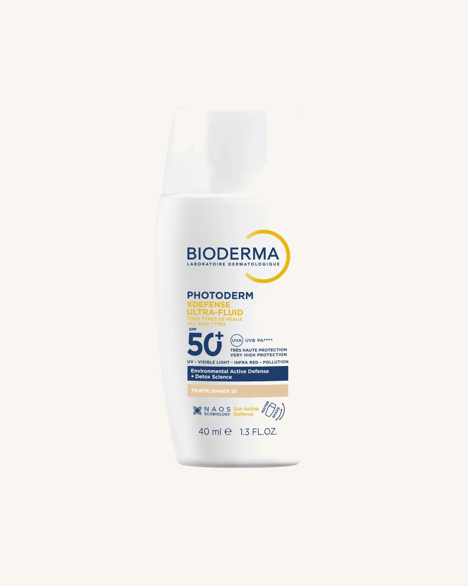 Bioderma Photoderm XDefense Ultra-Fluid SPF 50+ Tinted Shade 01 - 40ml
