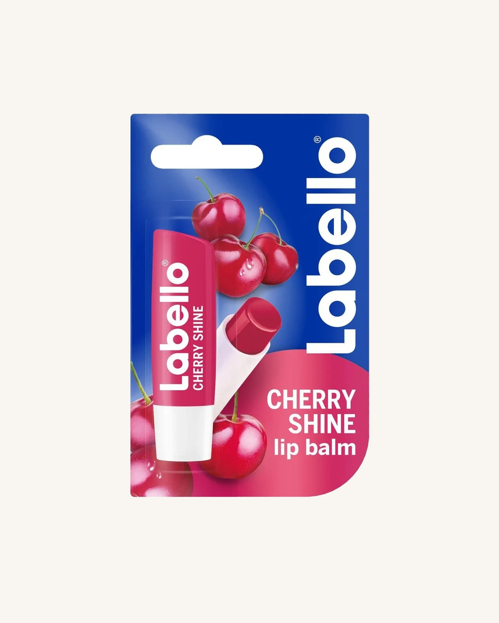 Labello Cherry lip balm 4.8g Labello Cherry Shine Lip Balm - 4.8g