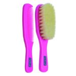 Optimal Hair Brush & Comb Set Blue, Pink, White