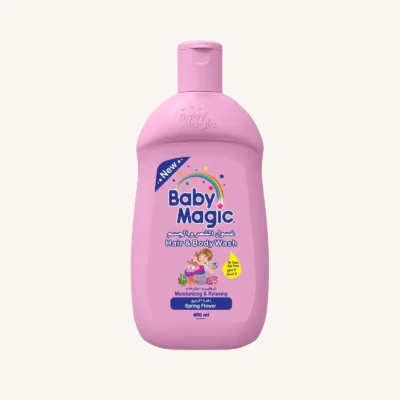 Baby Magic Hair & Body Wash Spring Flower 450ml