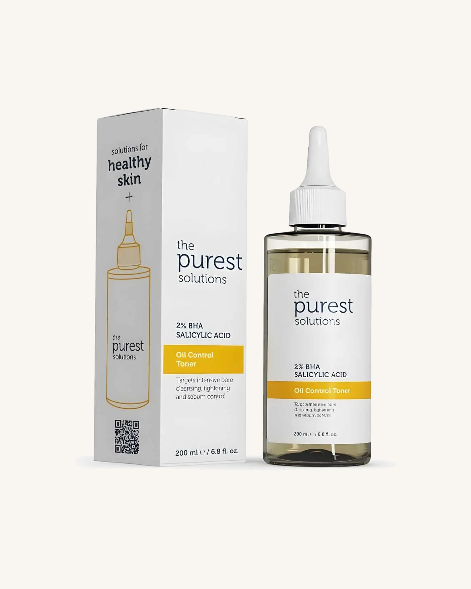 The Purest Solutions Oil Control Toner 2% BHA Salicylic Acid - 200ml
