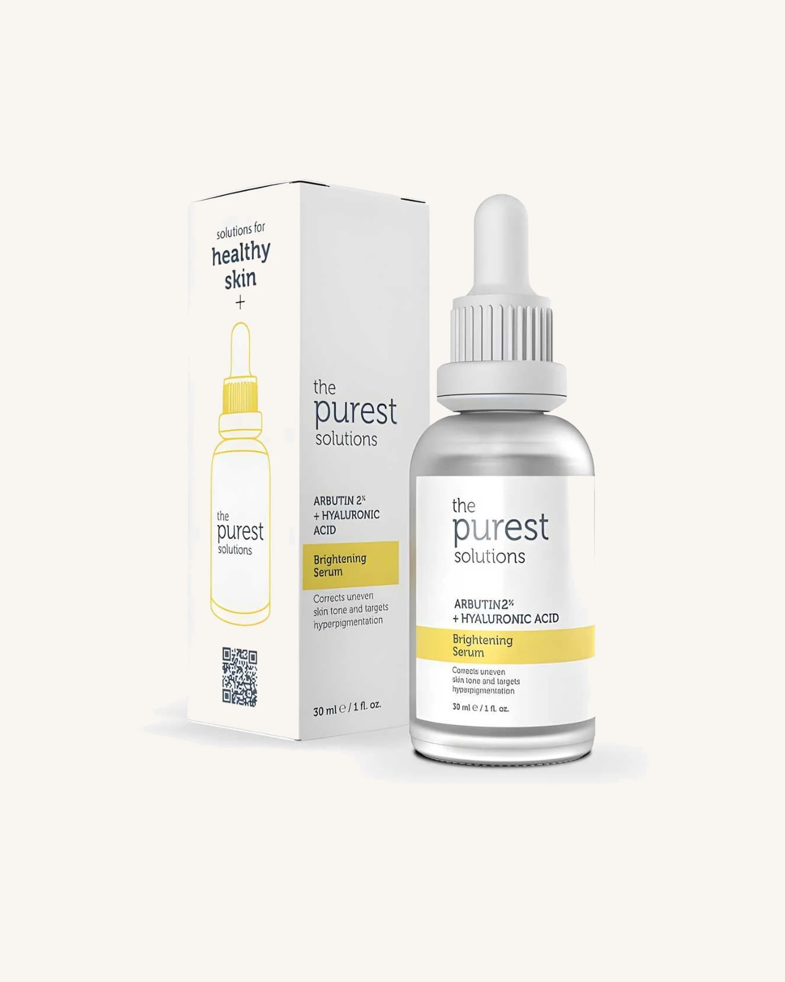 The Purest Solutions Arbutin 2% + Hyaluronic Acid Brightening Serum - 30ml