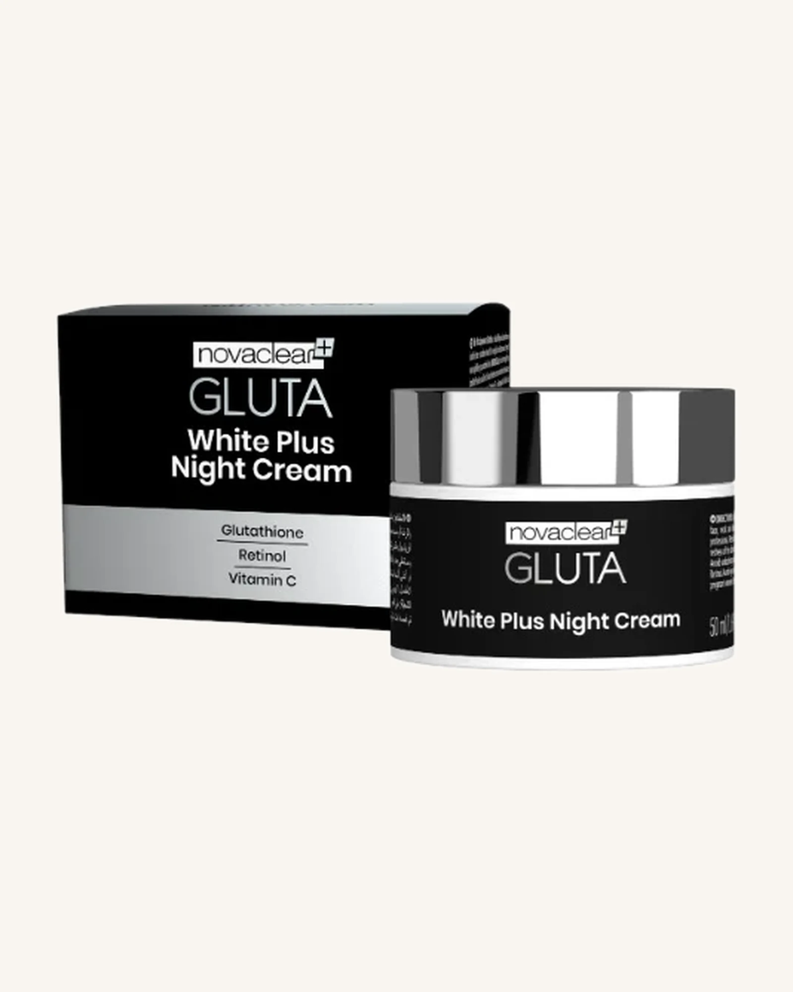 Novaclear Gluta White Plus Night Cream - 50ml