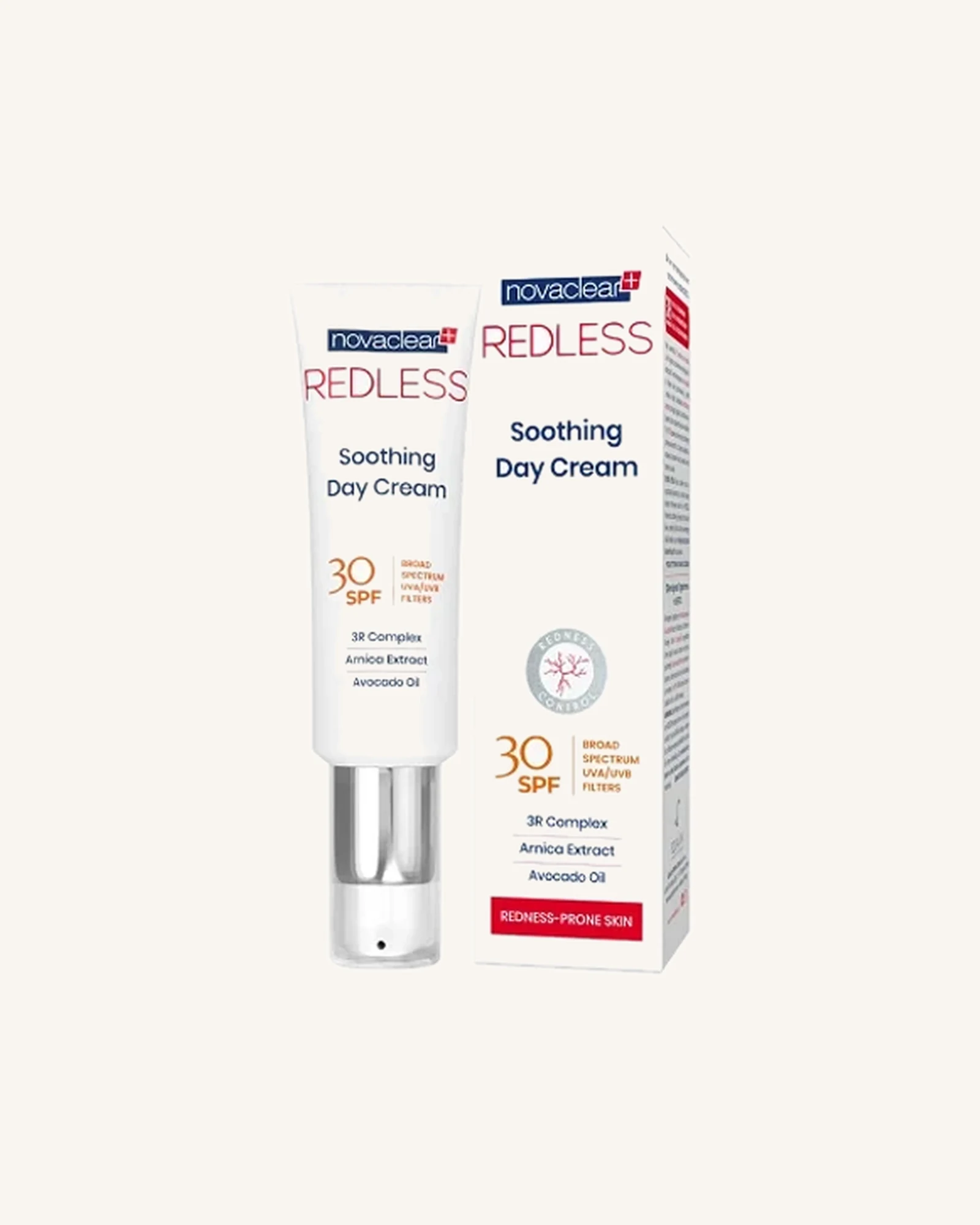 Novaclear Redless Soothing Day Cream SPF 30 - 50ml