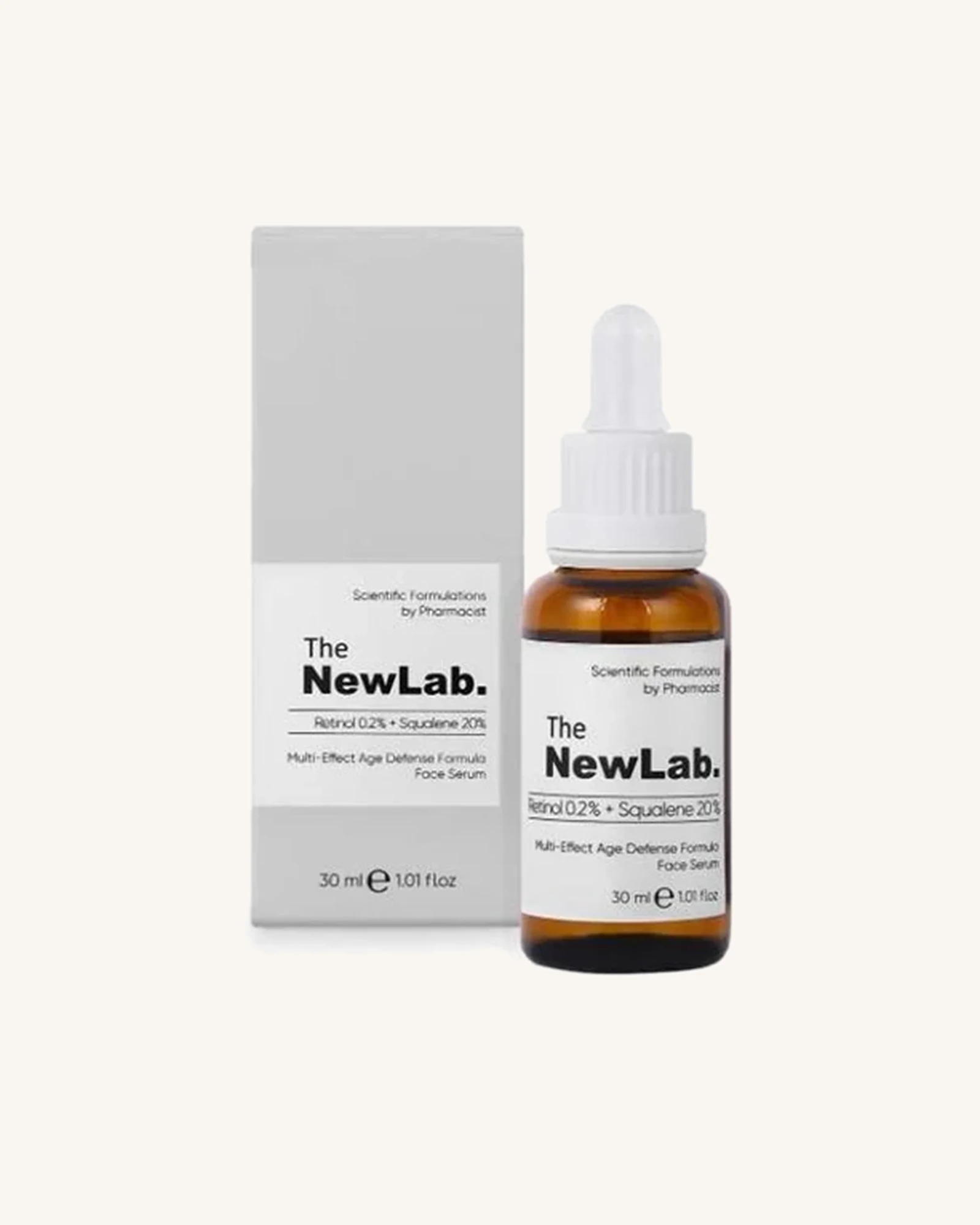 The NewLab Retinol 0.2% + Squalene 20% Face Serum - 30ml