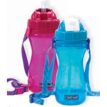 Optimal Silicone Straw Bottle 500ml (12 Months+) Blue, Pink