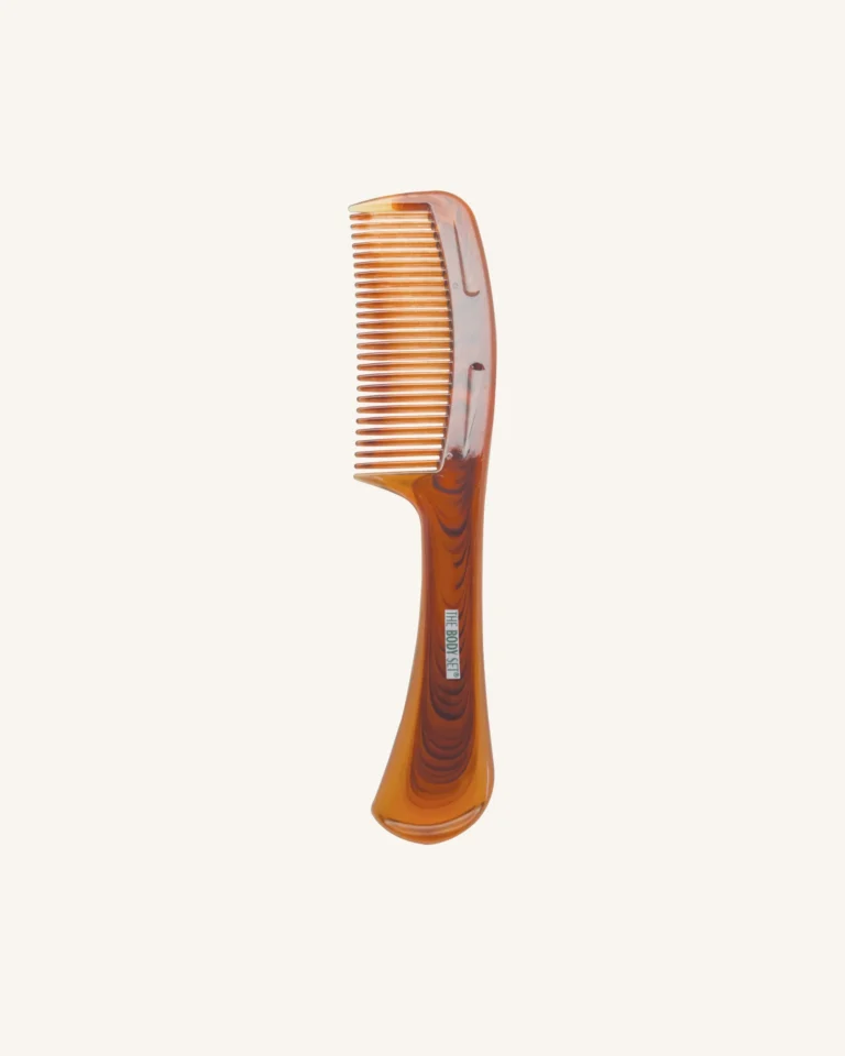PLASTIC HAIR BRUSH COMB BROWN BIG