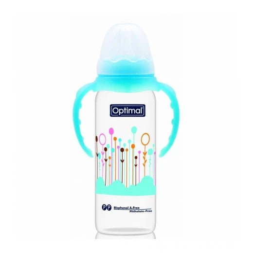 H97qVeNlD2iZArMZdFRv0Fj2ws523YDJ3YpSjB4M.jpg Optimal Narrow Neck Orthodontic Feeding Bottle With Handle 240ml - الصورة 1