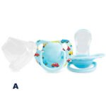Optimal Orthodontic Silicone Pacifier (6 Months+) Blue