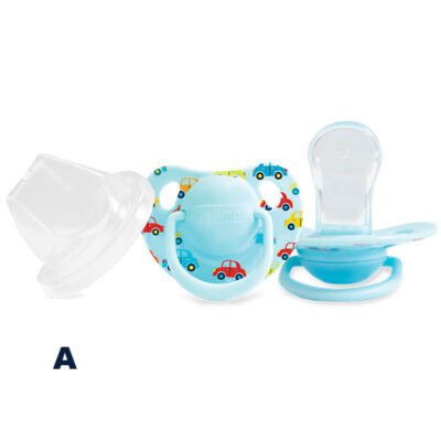 Optimal Orthodontic Silicone Pacifier (6 Months+) Blue
