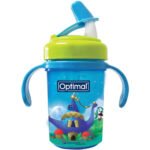 Optimal Non Spill Easy Sip Silicone Spout 240ml Blue, Pink